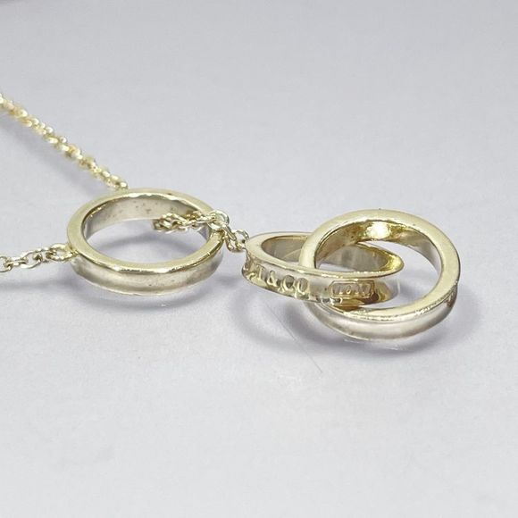 Tiffany 1837 Interlocking Ring Necklace Silver - Picture 5 of 13